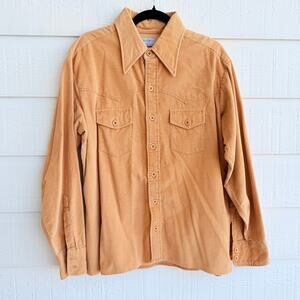 Vintage Eagle Shirtmakers for Reynolds Penland XL Western Corduroy Shirt